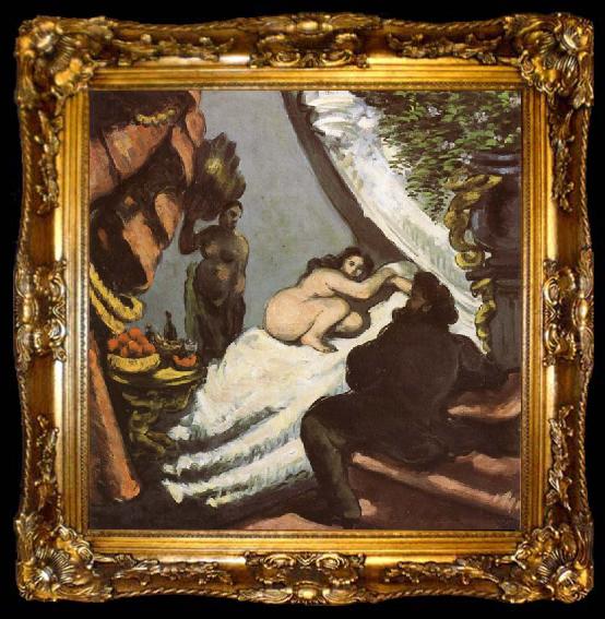framed  Paul Cezanne Une moderne Olympia, ta009-2